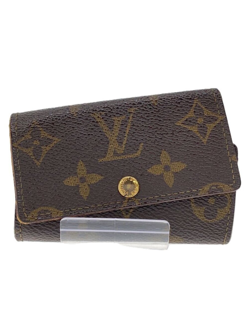 LOUIS VUITTON Multicles Monogram Brown Leather
